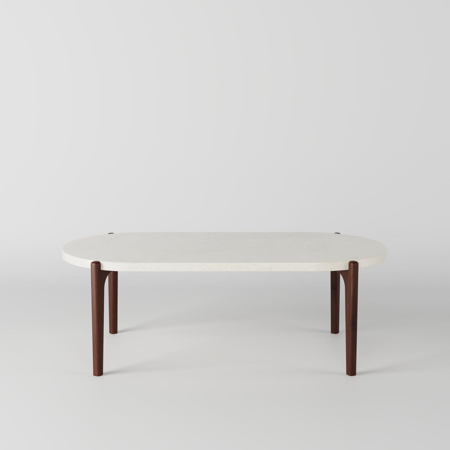 EERO Oval Concrete Coffee Table // RUNDEN Collection