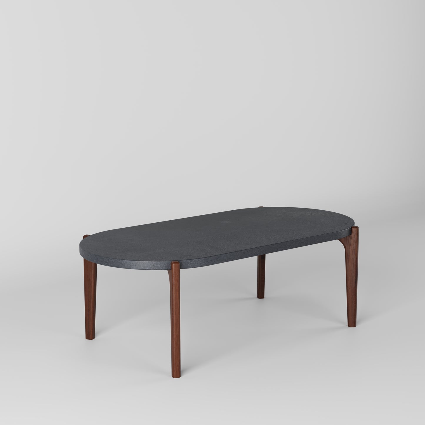 EERO Oval Concrete Coffee Table // RUNDEN Collection