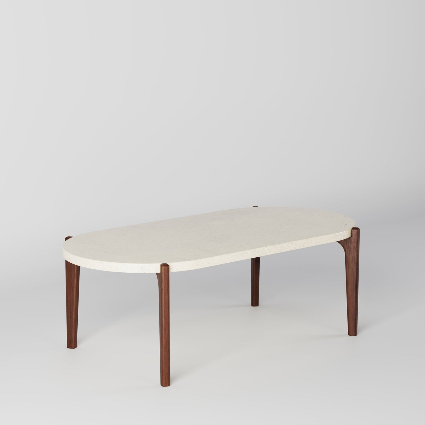 EERO Oval Concrete Coffee Table // RUNDEN Collection