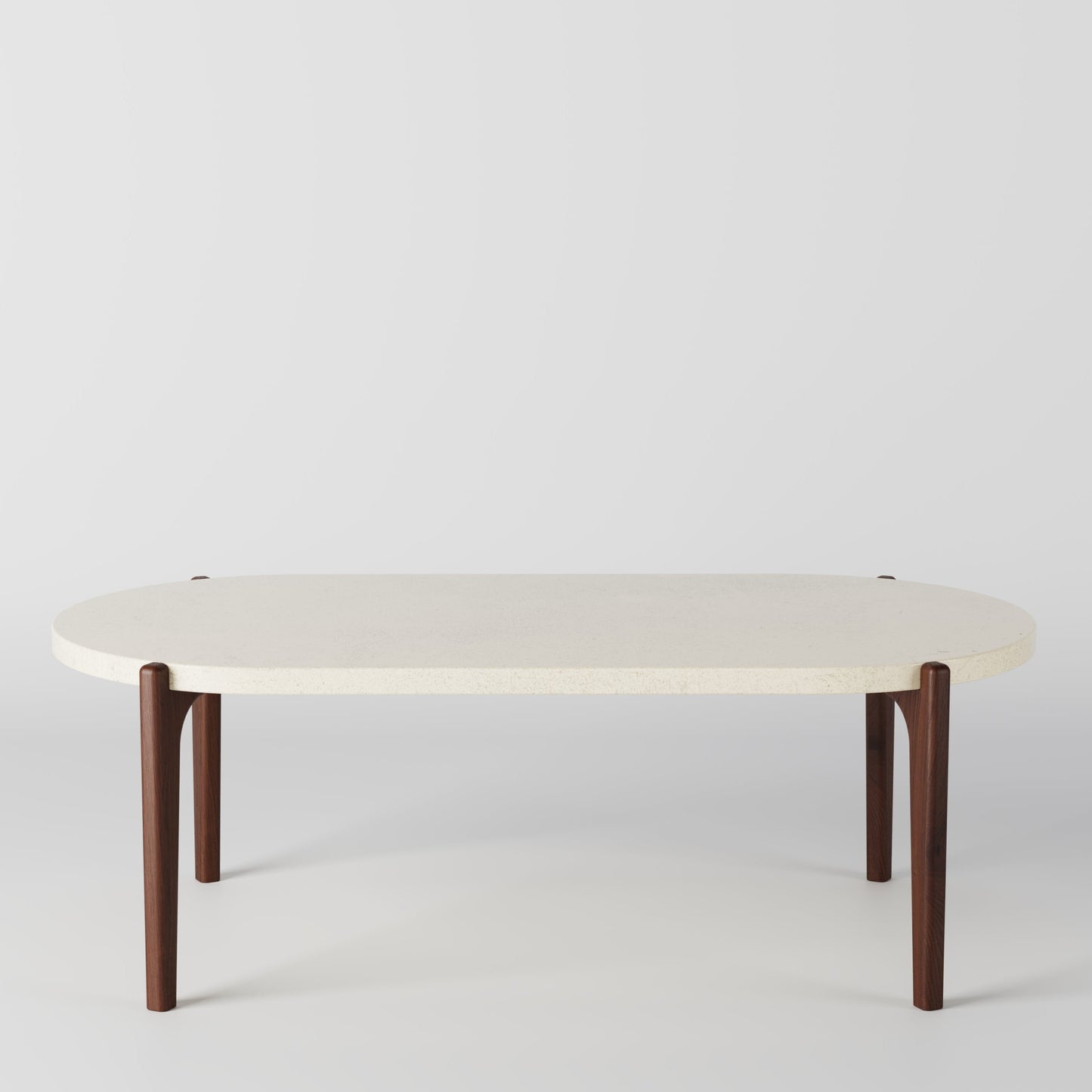 EERO Oval Concrete Coffee Table // RUNDEN Collection