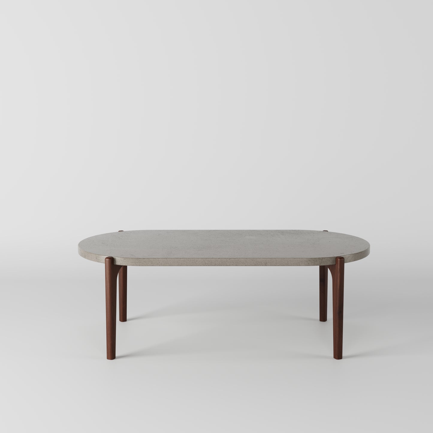 EERO Oval Concrete Coffee Table // RUNDEN Collection