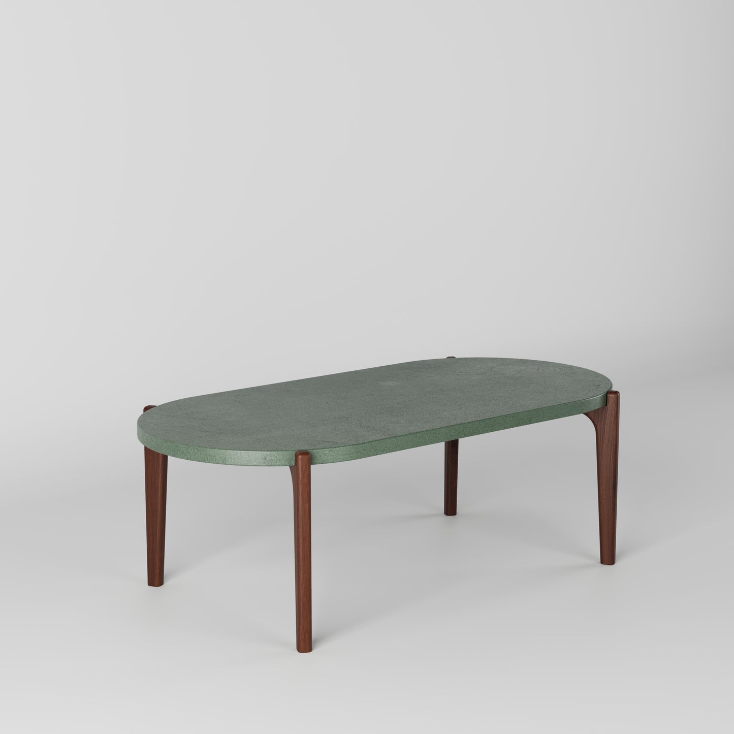 EERO Oval Concrete Coffee Table // RUNDEN Collection