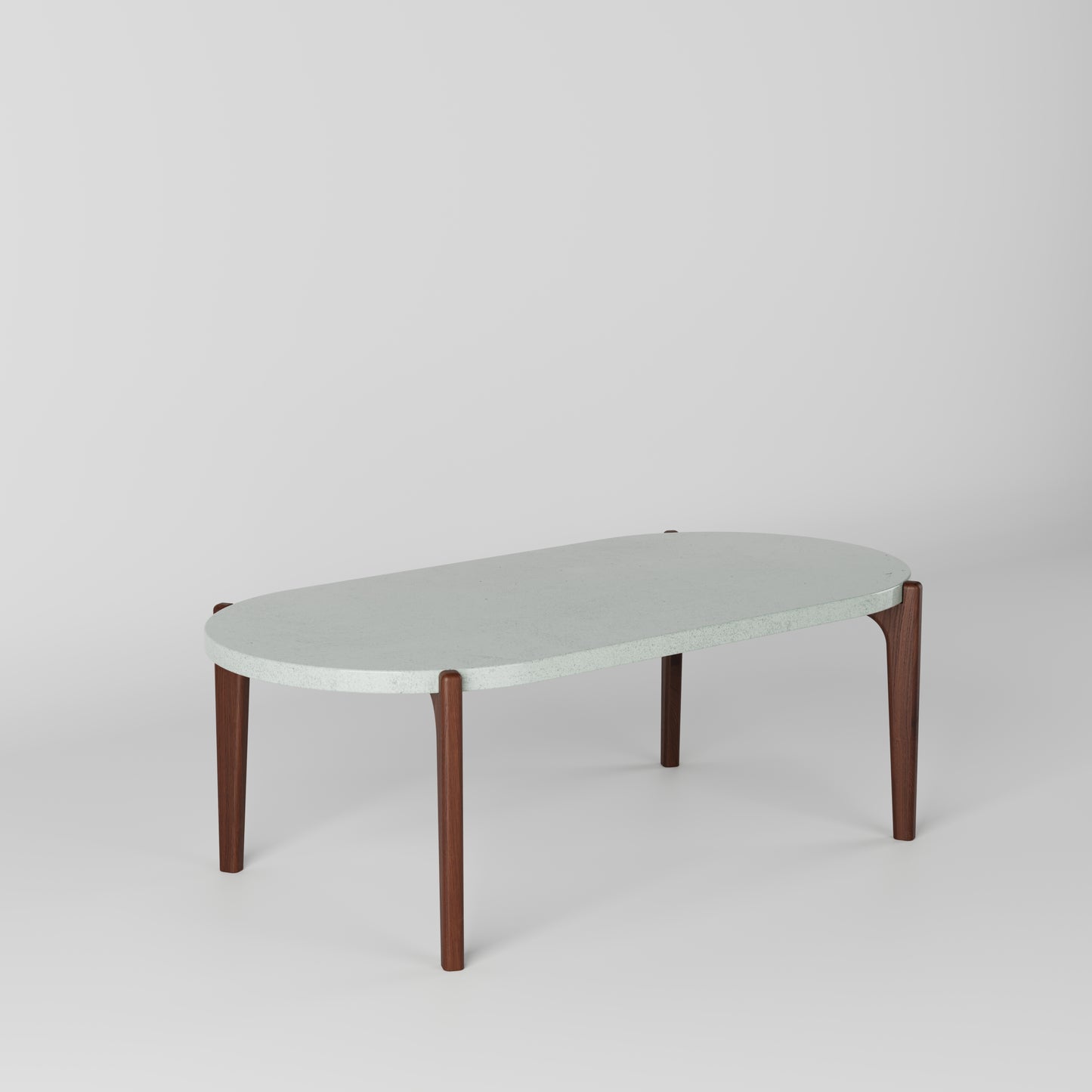 EERO Oval Concrete Coffee Table // RUNDEN Collection