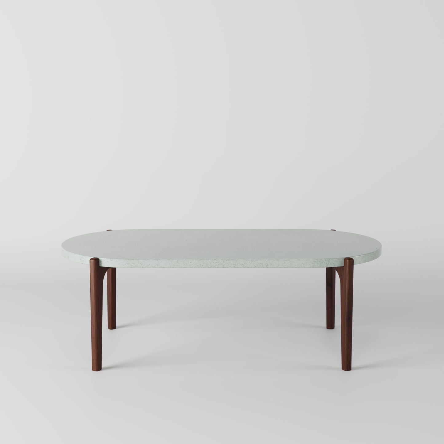 EERO Oval Concrete Coffee Table // RUNDEN Collection