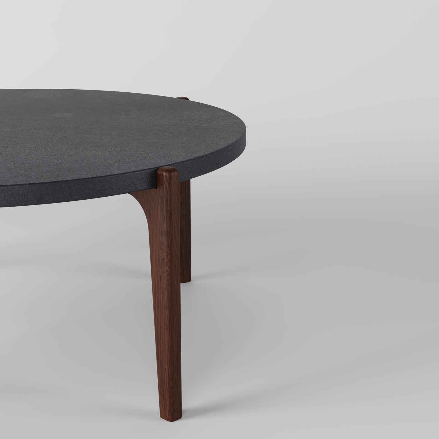 ENZO Round Concrete Coffee Table // RUNDEN Collection