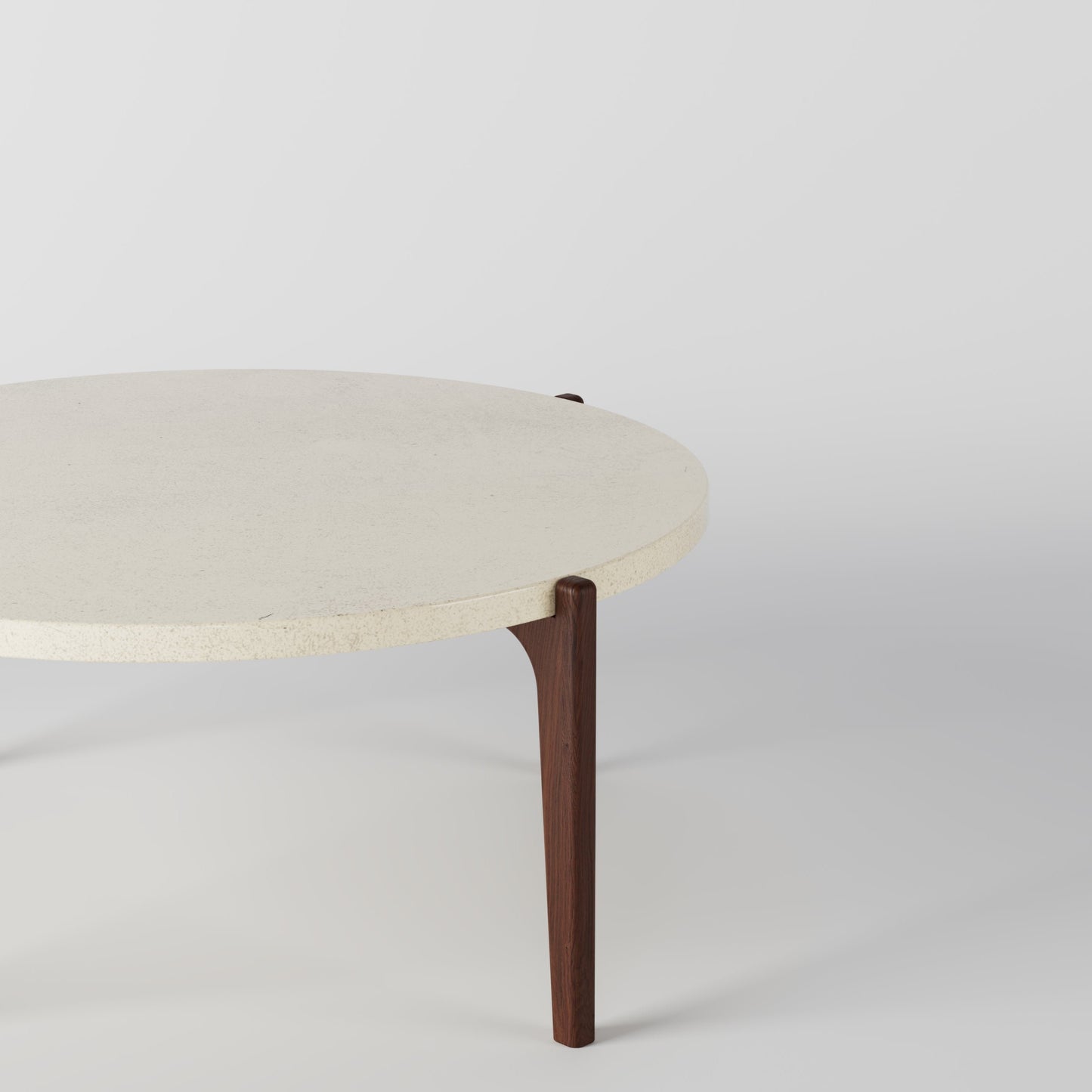 ENZO Round Concrete Coffee Table // RUNDEN Collection