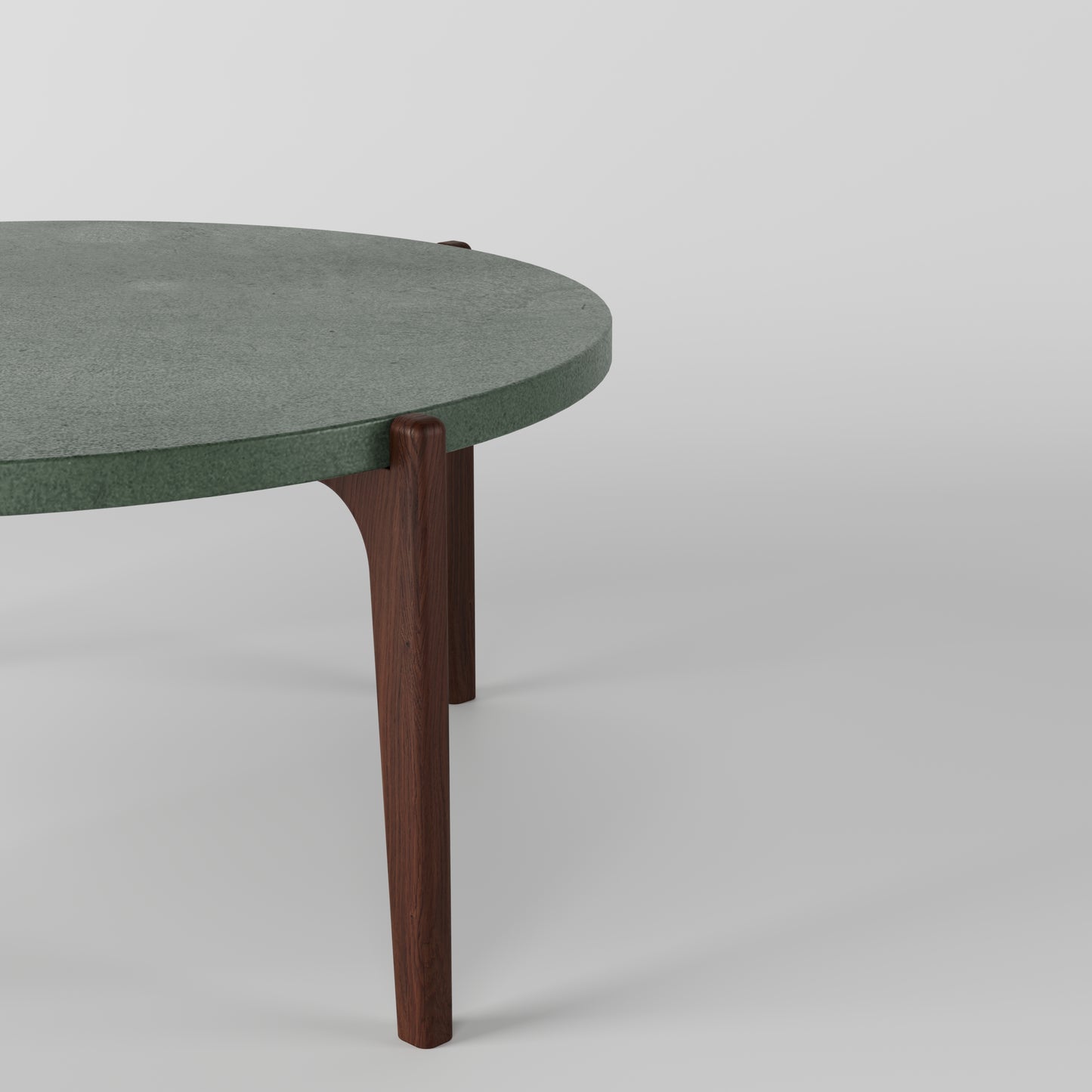 ENZO Round Concrete Coffee Table // RUNDEN Collection