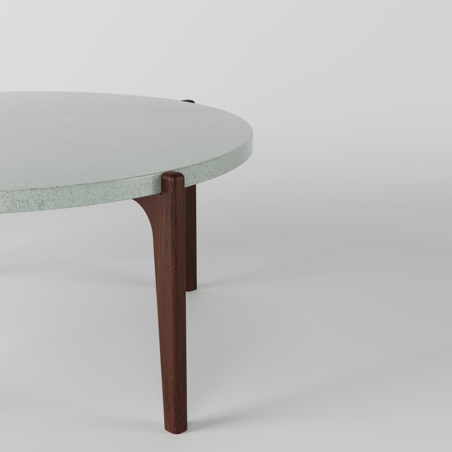 ENZO Round Concrete Coffee Table // RUNDEN Collection