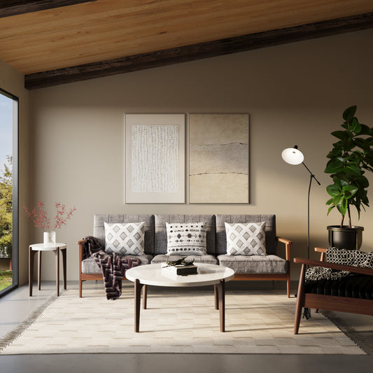 ENZO Round Concrete Coffee Table // RUNDEN Collection