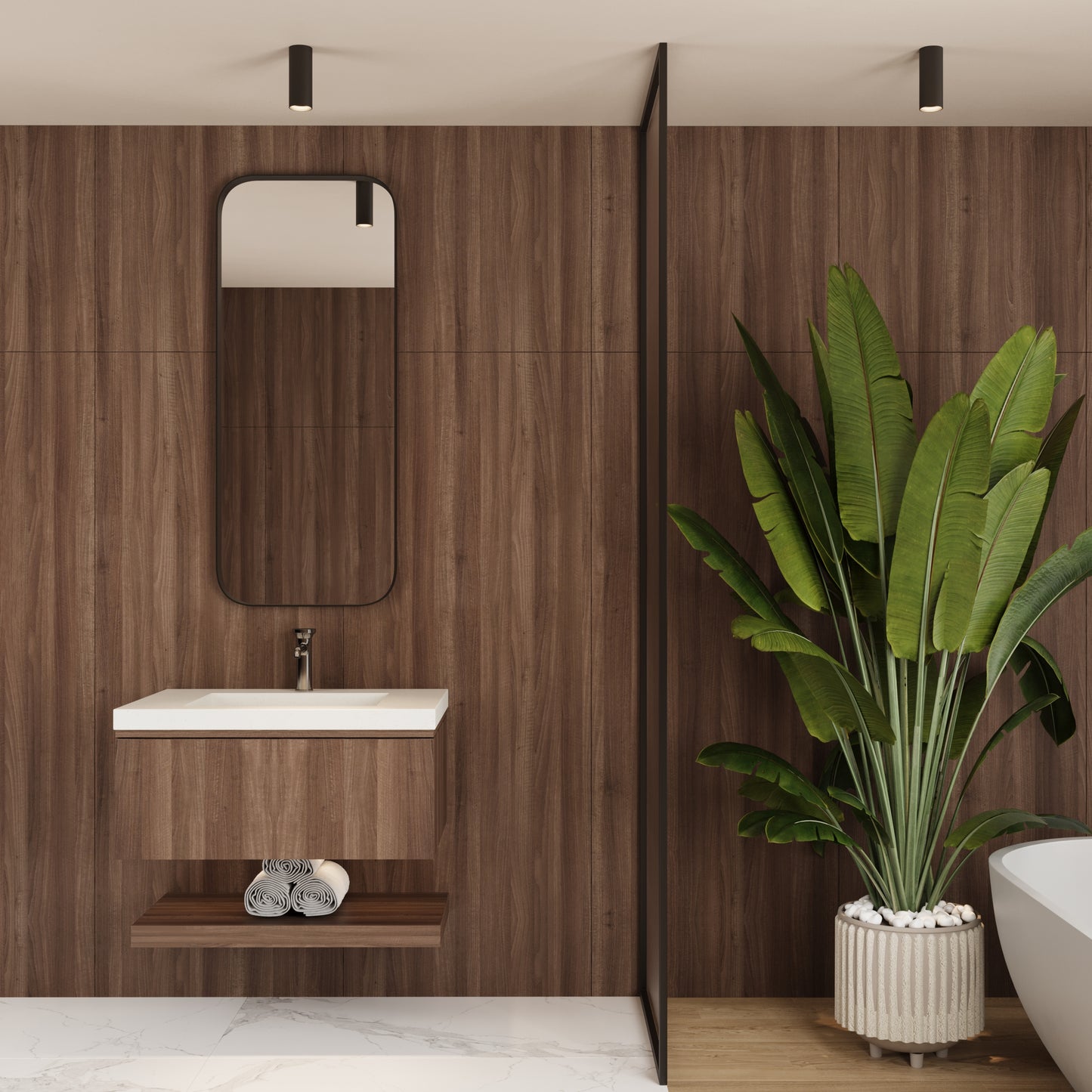 Single Ramp Vanity Top Sink // KOMPLETT Collection