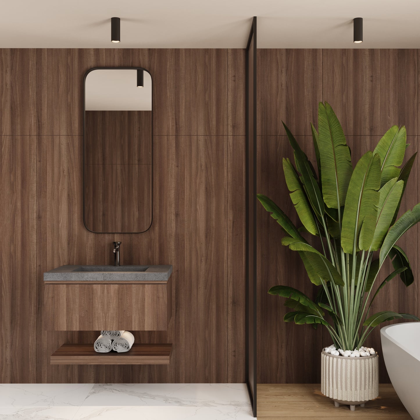 Single Ramp Vanity Top Sink // KOMPLETT Collection