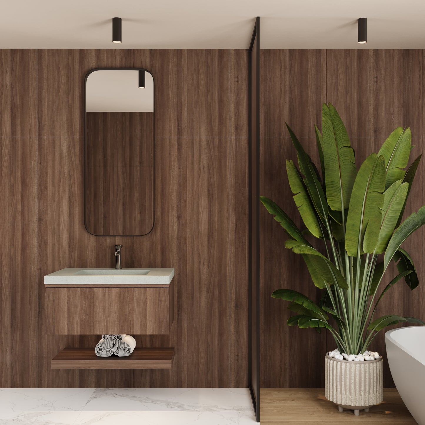Single Ramp Vanity Top Sink // KOMPLETT Collection