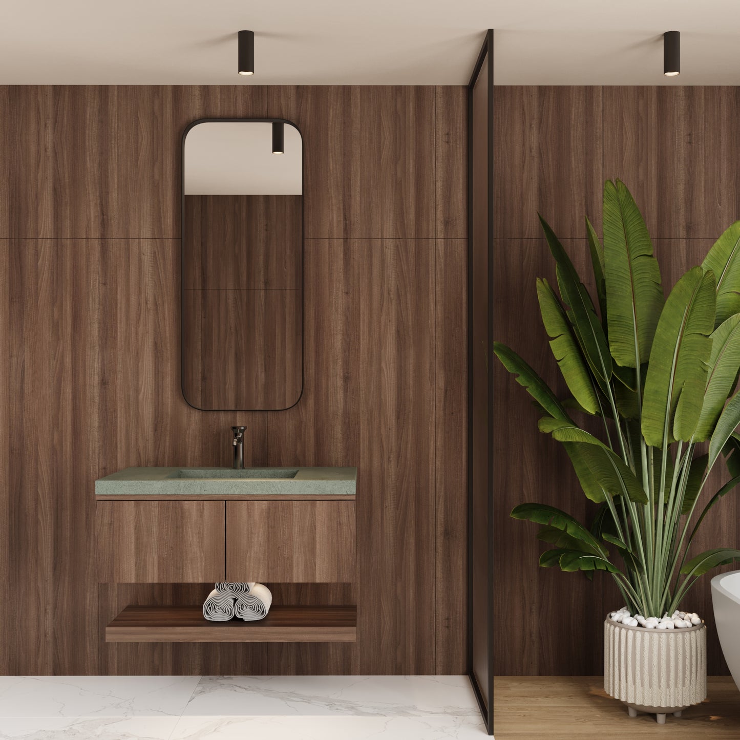 Single Ramp Vanity Top Sink // KOMPLETT Collection