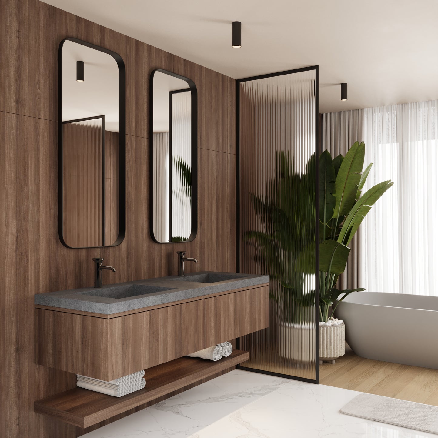 Double Ramp Vanity Top Sink // KOMPLETT Collection