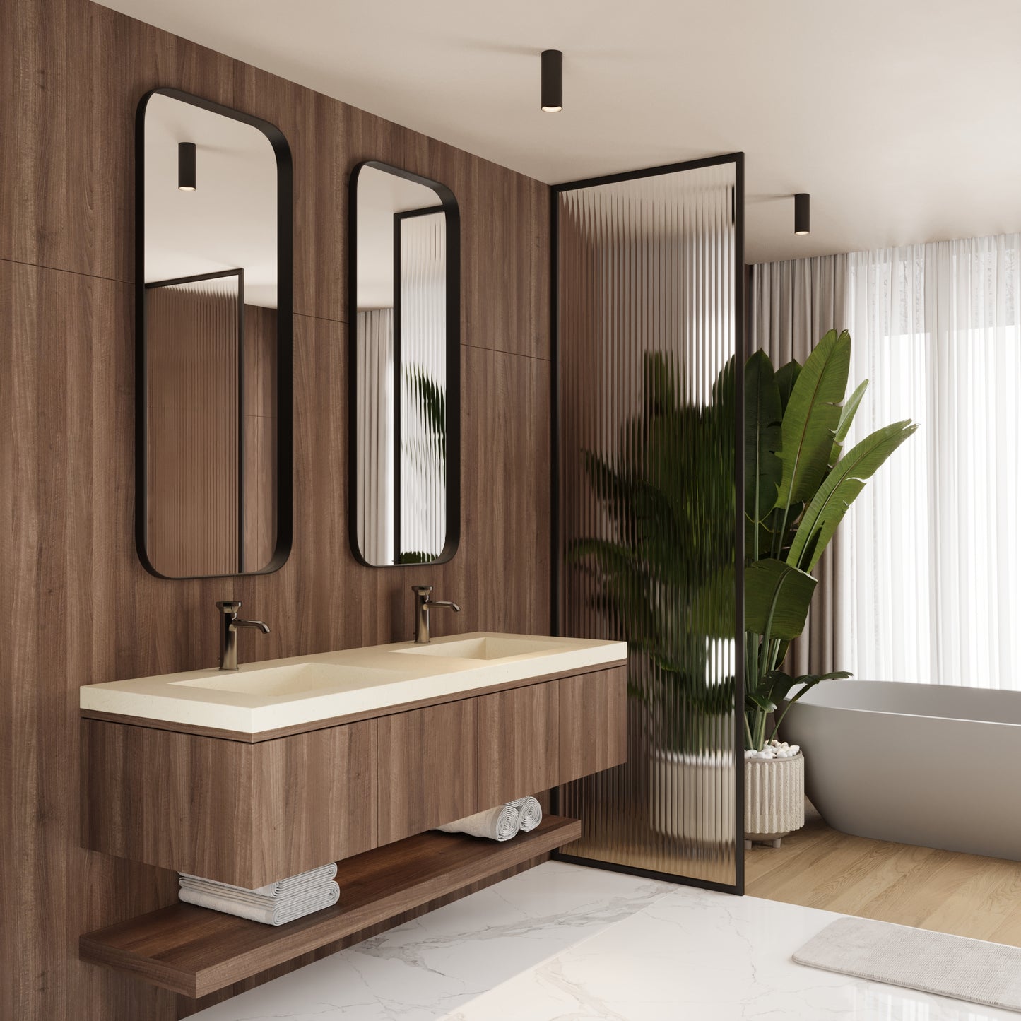 Double Ramp Vanity Top Sink // KOMPLETT Collection