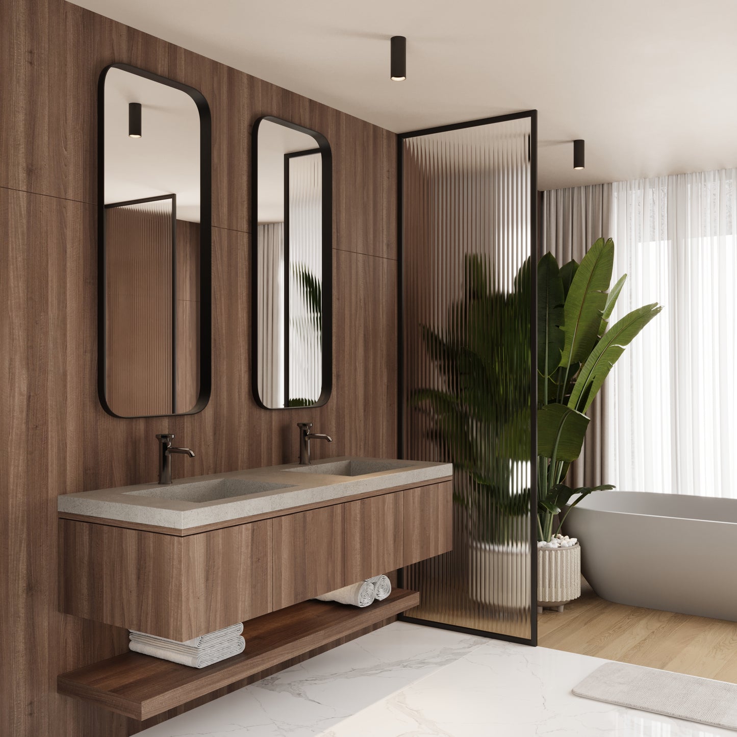 Double Ramp Vanity Top Sink // KOMPLETT Collection