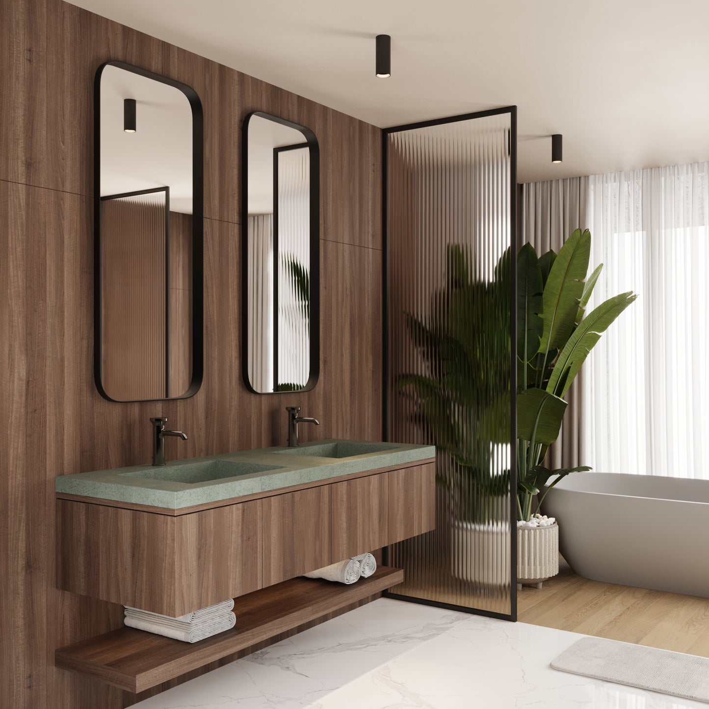 Double Ramp Vanity Top Sink // KOMPLETT Collection