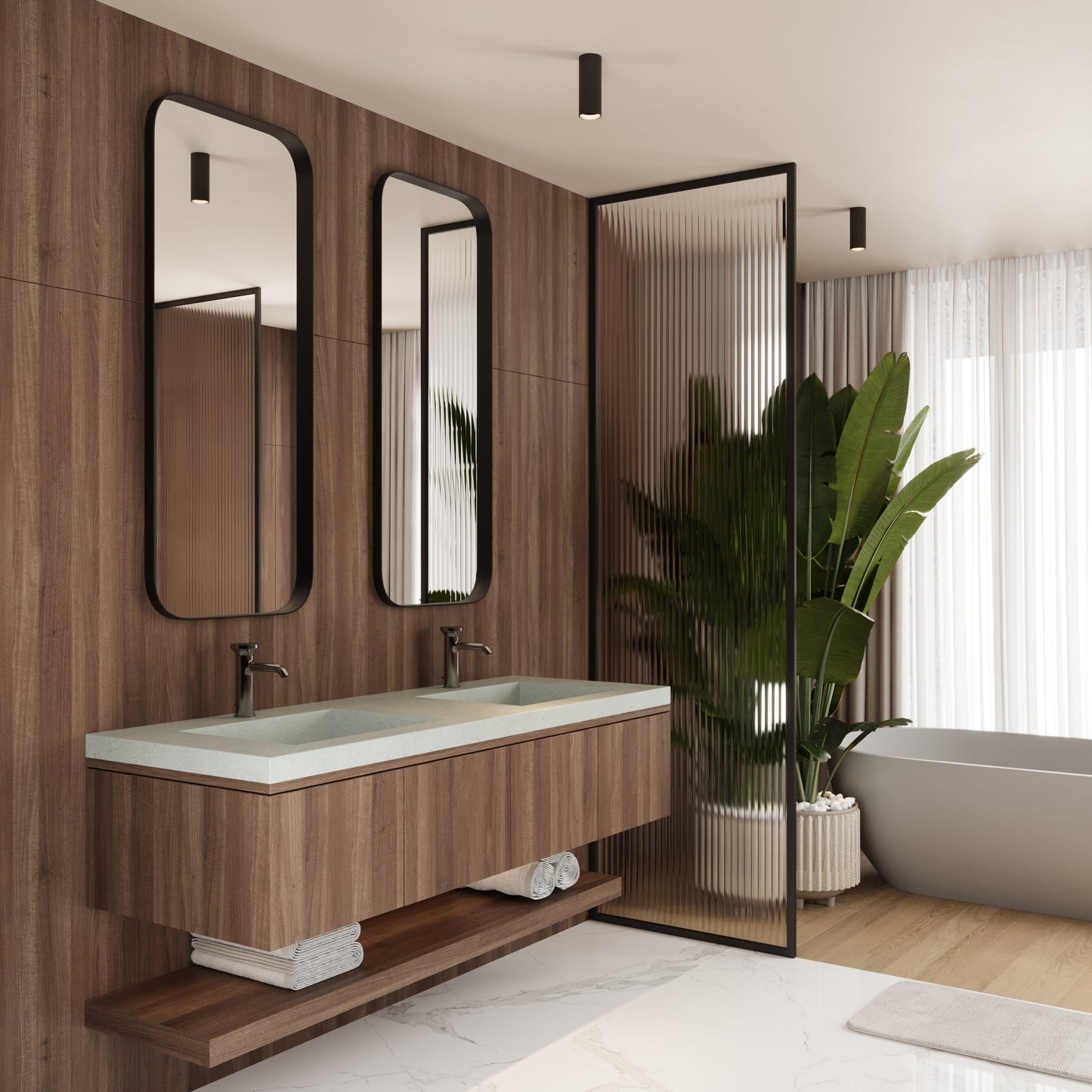 Double Ramp Vanity Top Sink // KOMPLETT Collection