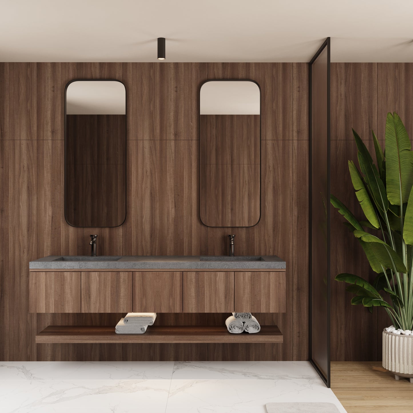 Double Ramp Vanity Top Sink // KOMPLETT Collection