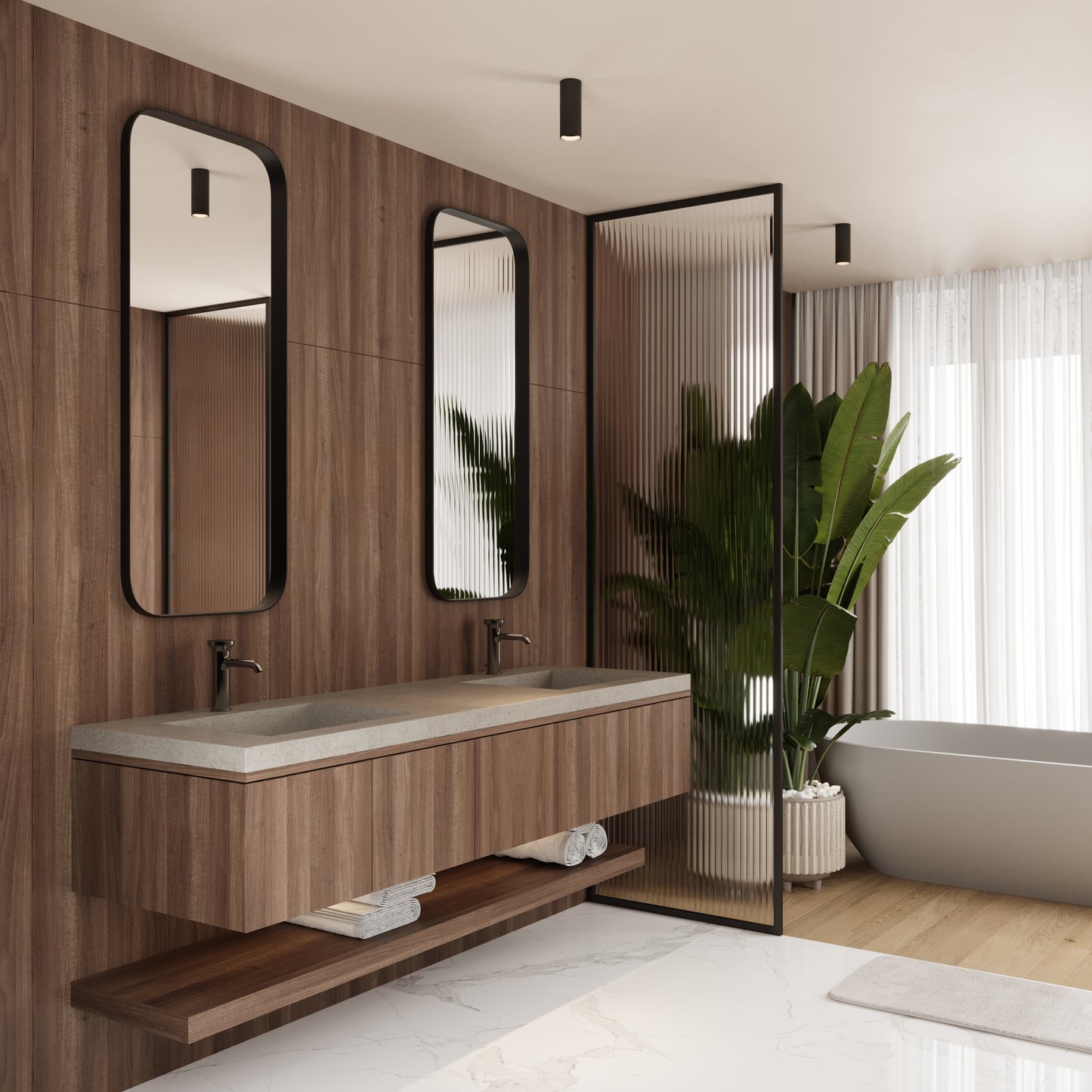 Double Ramp Vanity Top Sink // KOMPLETT Collection