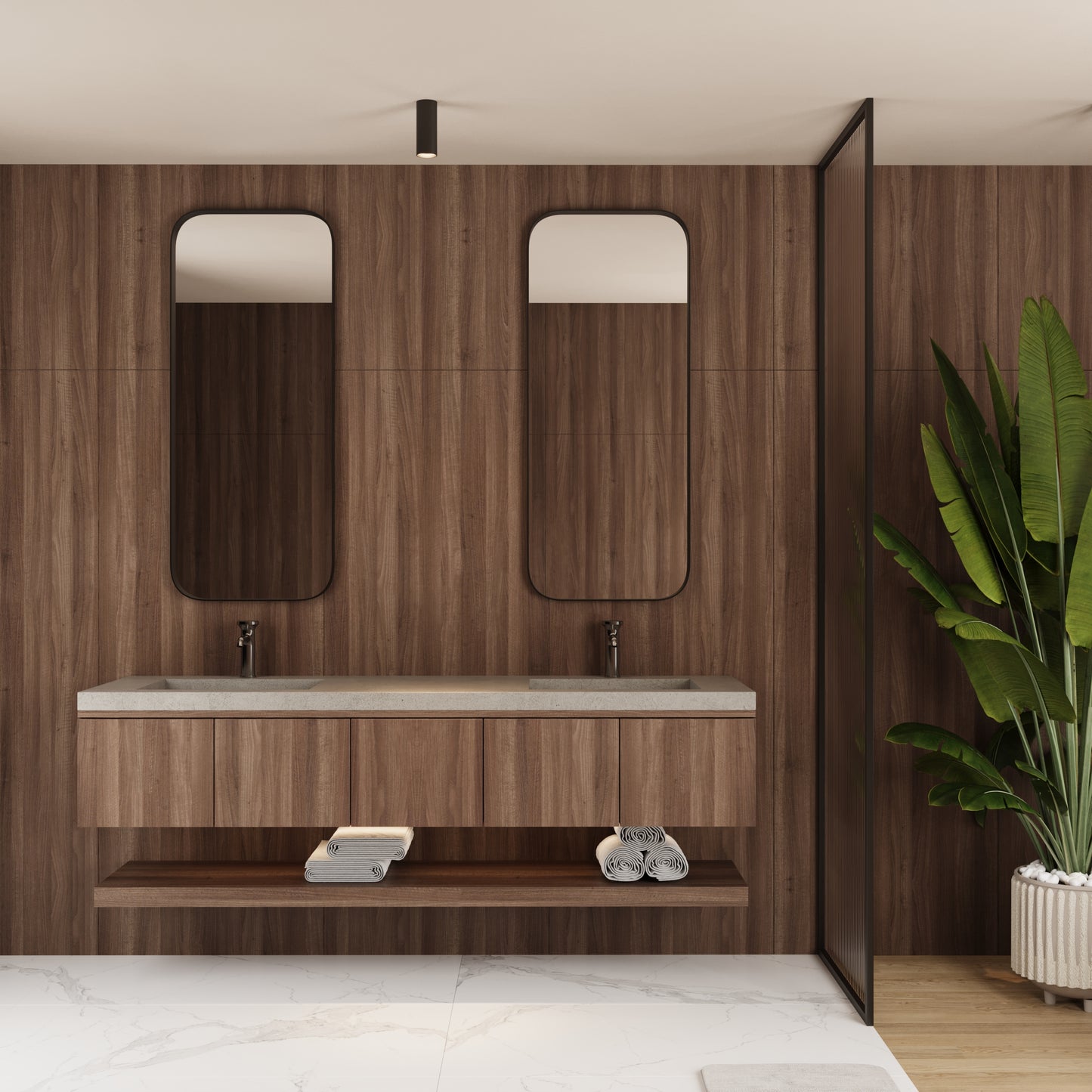 Double Ramp Vanity Top Sink // KOMPLETT Collection