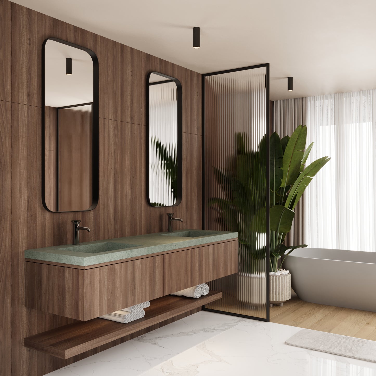 Double Ramp Vanity Top Sink // KOMPLETT Collection