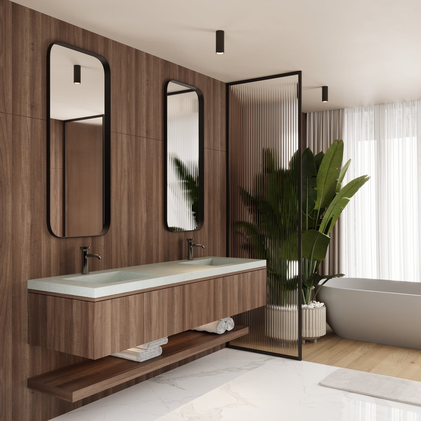 Double Ramp Vanity Top Sink // KOMPLETT Collection