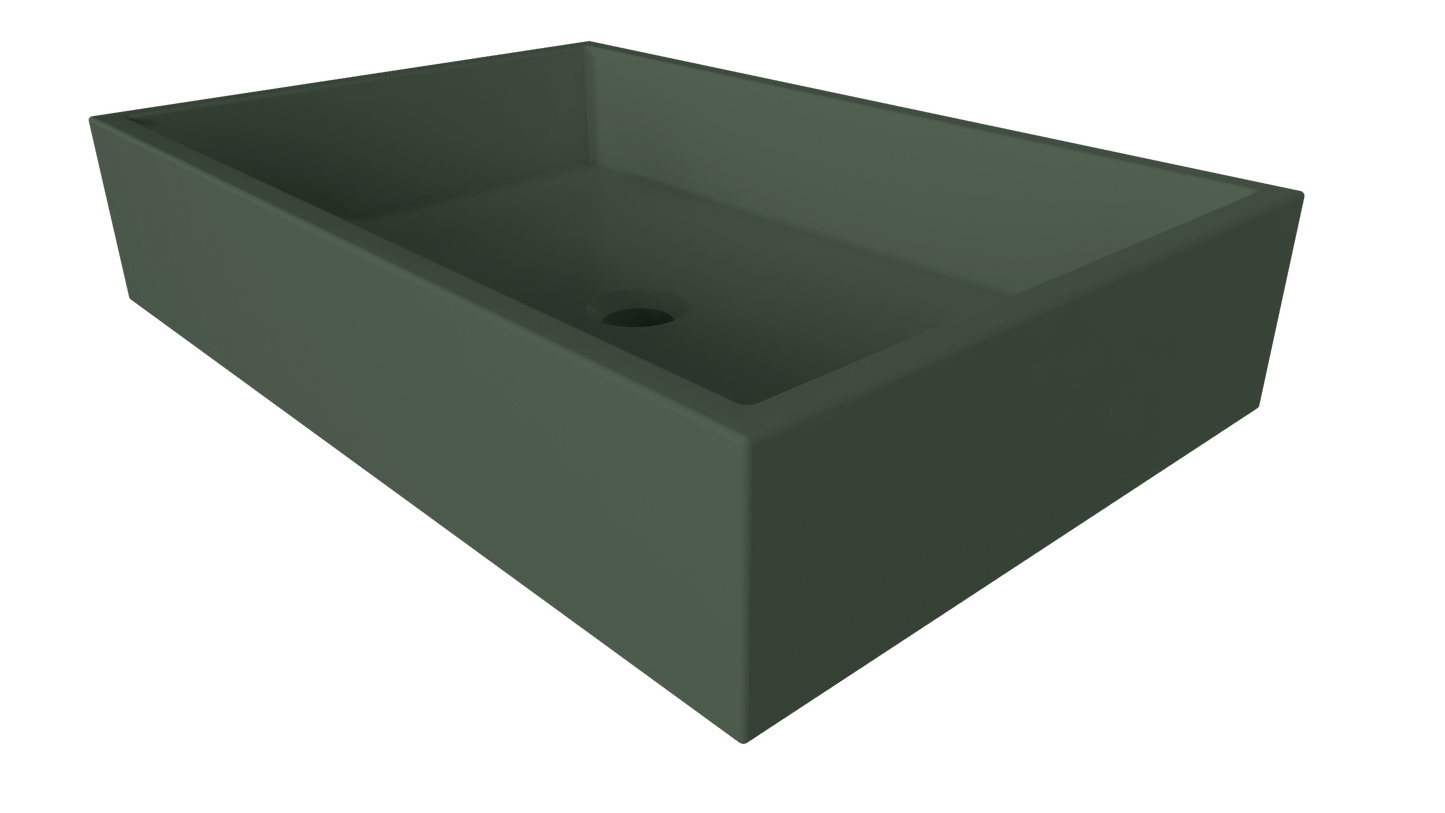 LEO Rectangle Vessel Sink // ZEITLOS Collection