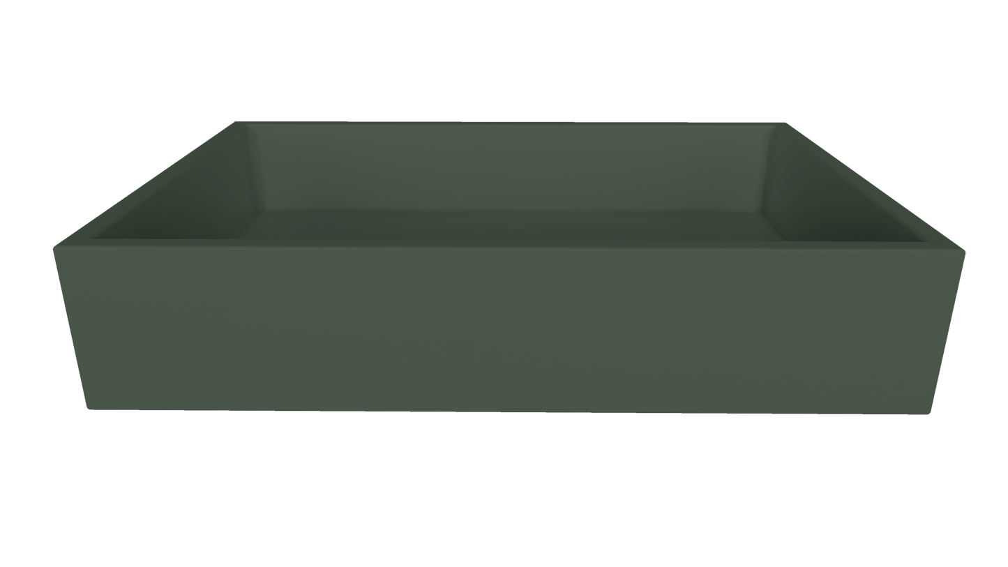 LEO Rectangle Vessel Sink // ZEITLOS Collection