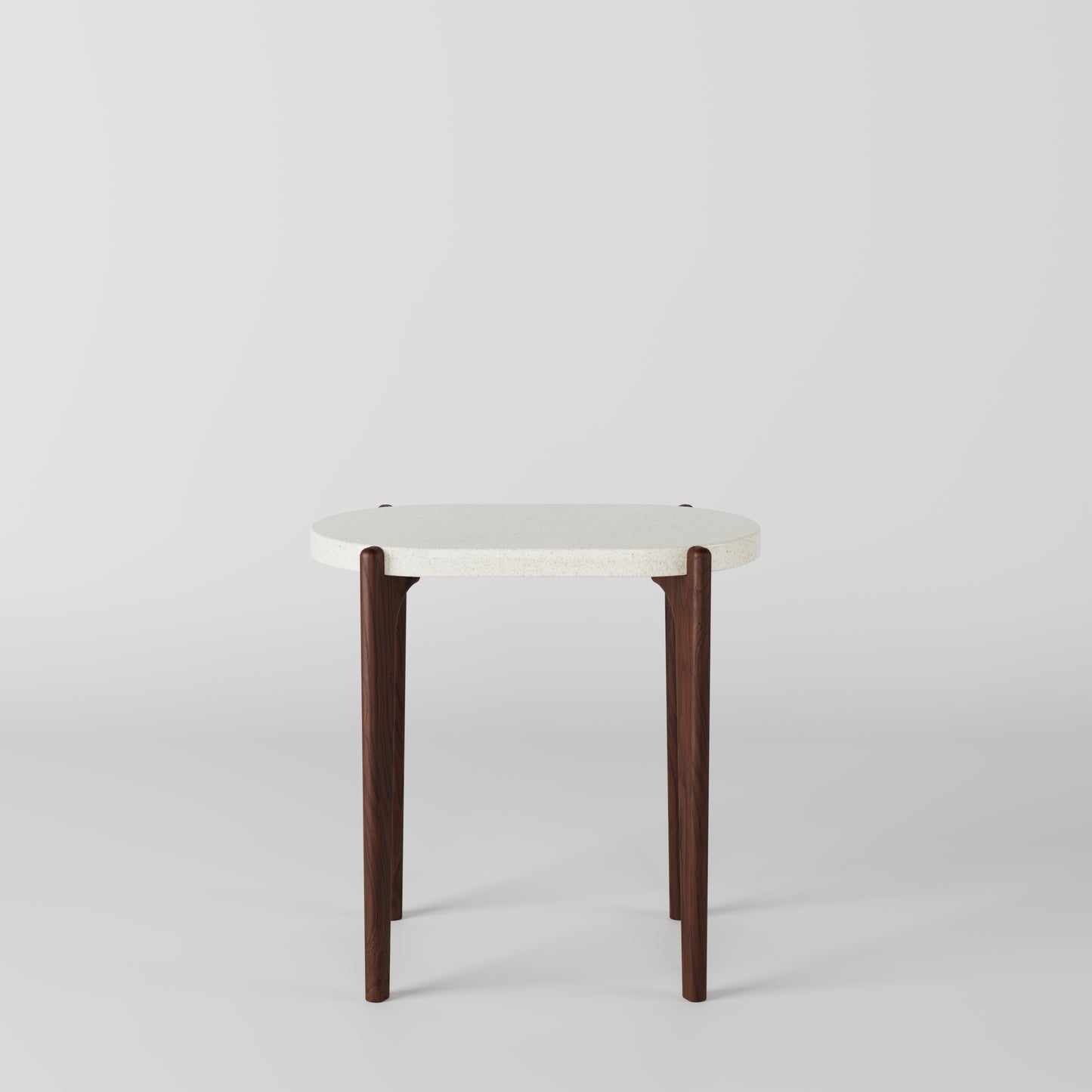 MILO Oval Concrete Side Table // RUNDEN Collection