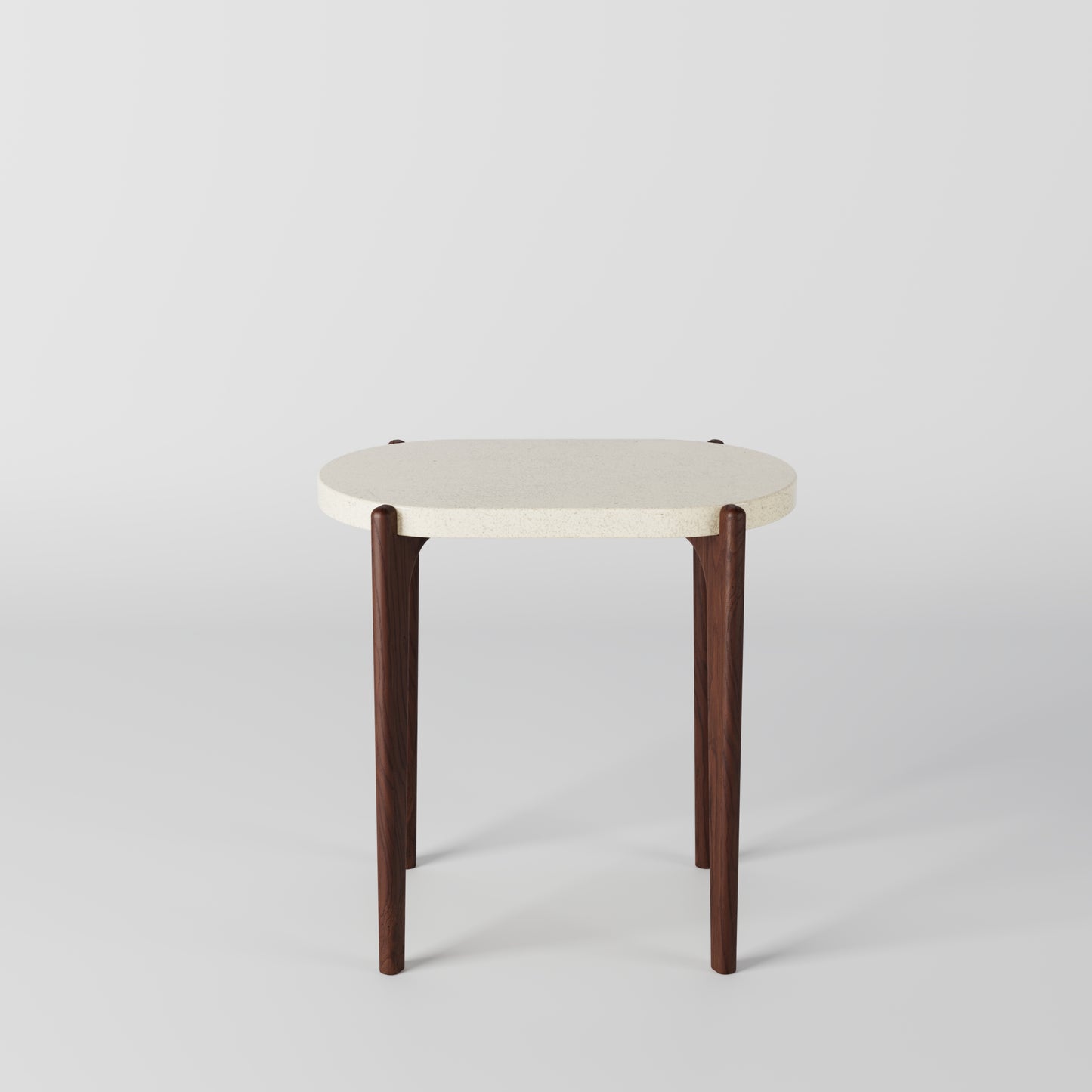 MILO Oval Concrete Side Table // RUNDEN Collection