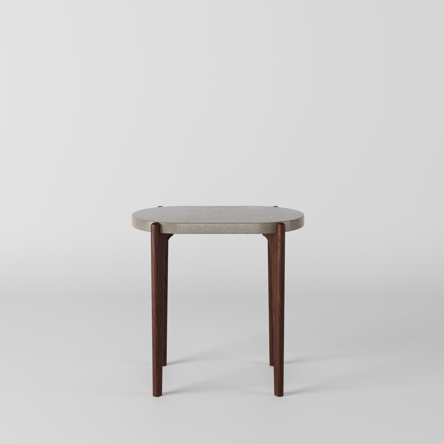 MILO Oval Concrete Side Table // RUNDEN Collection