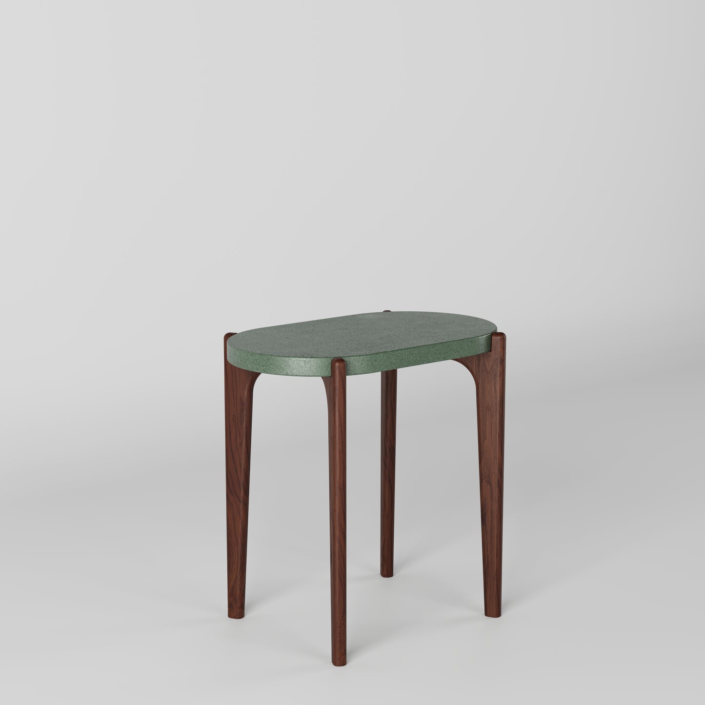 MILO Oval Concrete Side Table // RUNDEN Collection