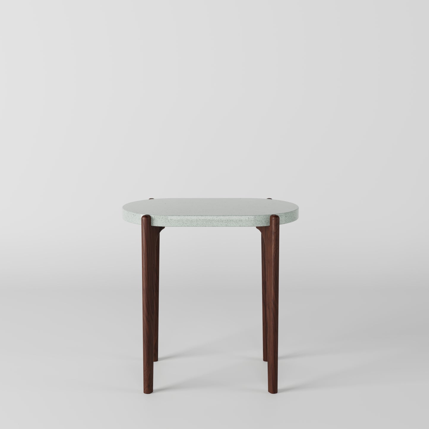 MILO Oval Concrete Side Table // RUNDEN Collection