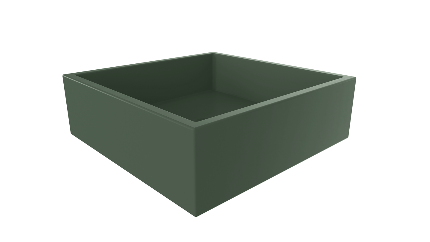 NOVA Square Vessel Sink // ZEITLOS Collection
