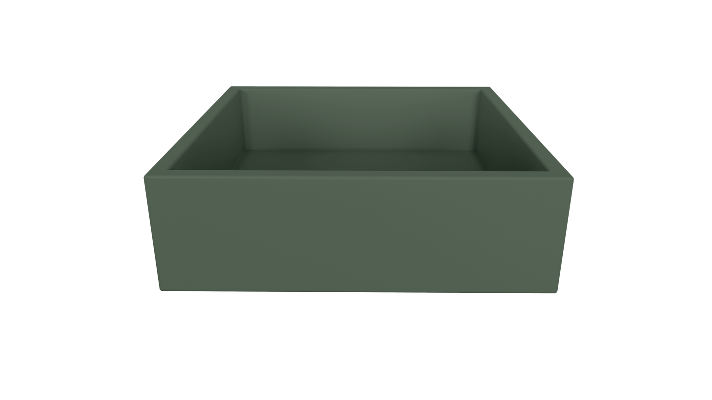 NOVA Square Vessel Sink // ZEITLOS Collection