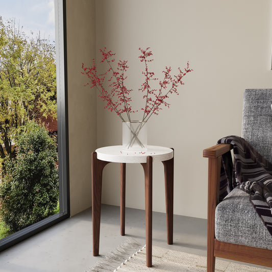 OTTO Round Concrete Side Table // RUNDEN Collection
