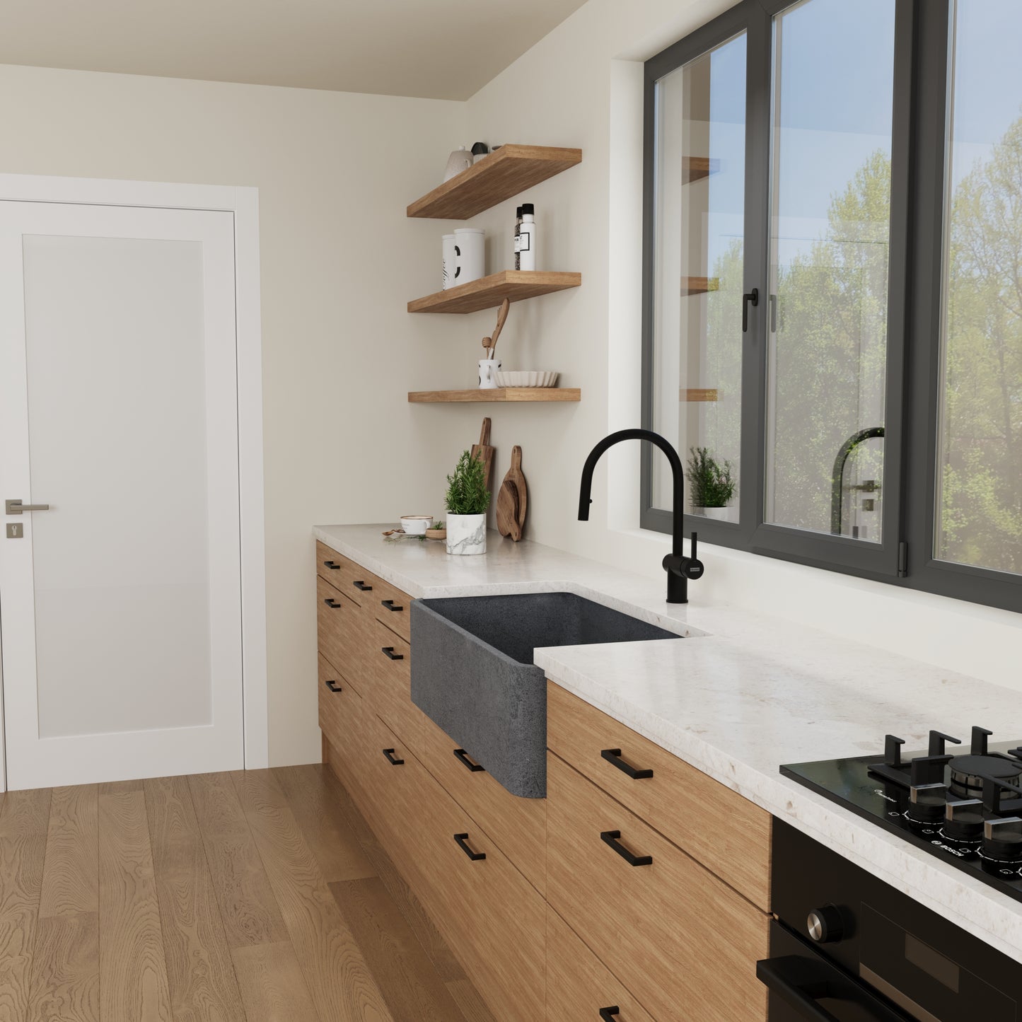 Concrete Farmhouse Sink // TAE Collection
