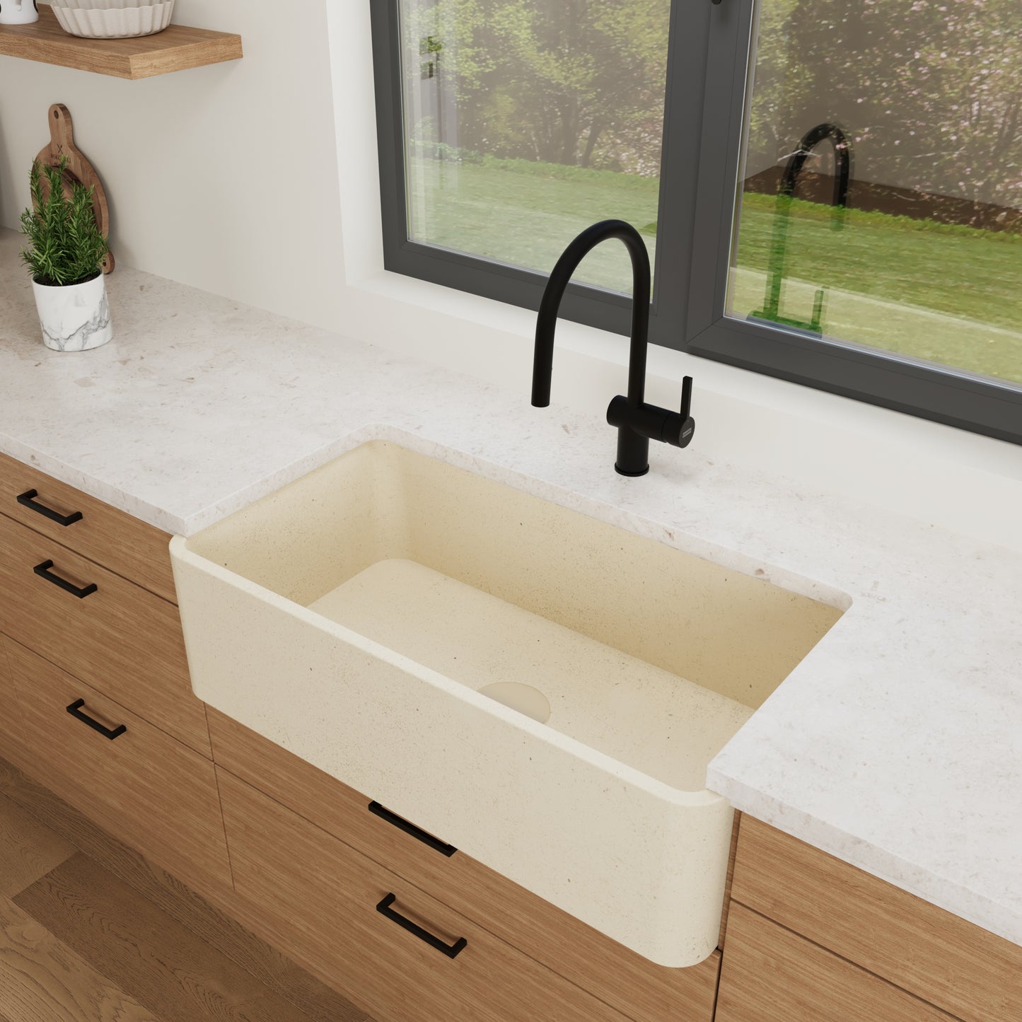 Concrete Farmhouse Sink // TAE Collection