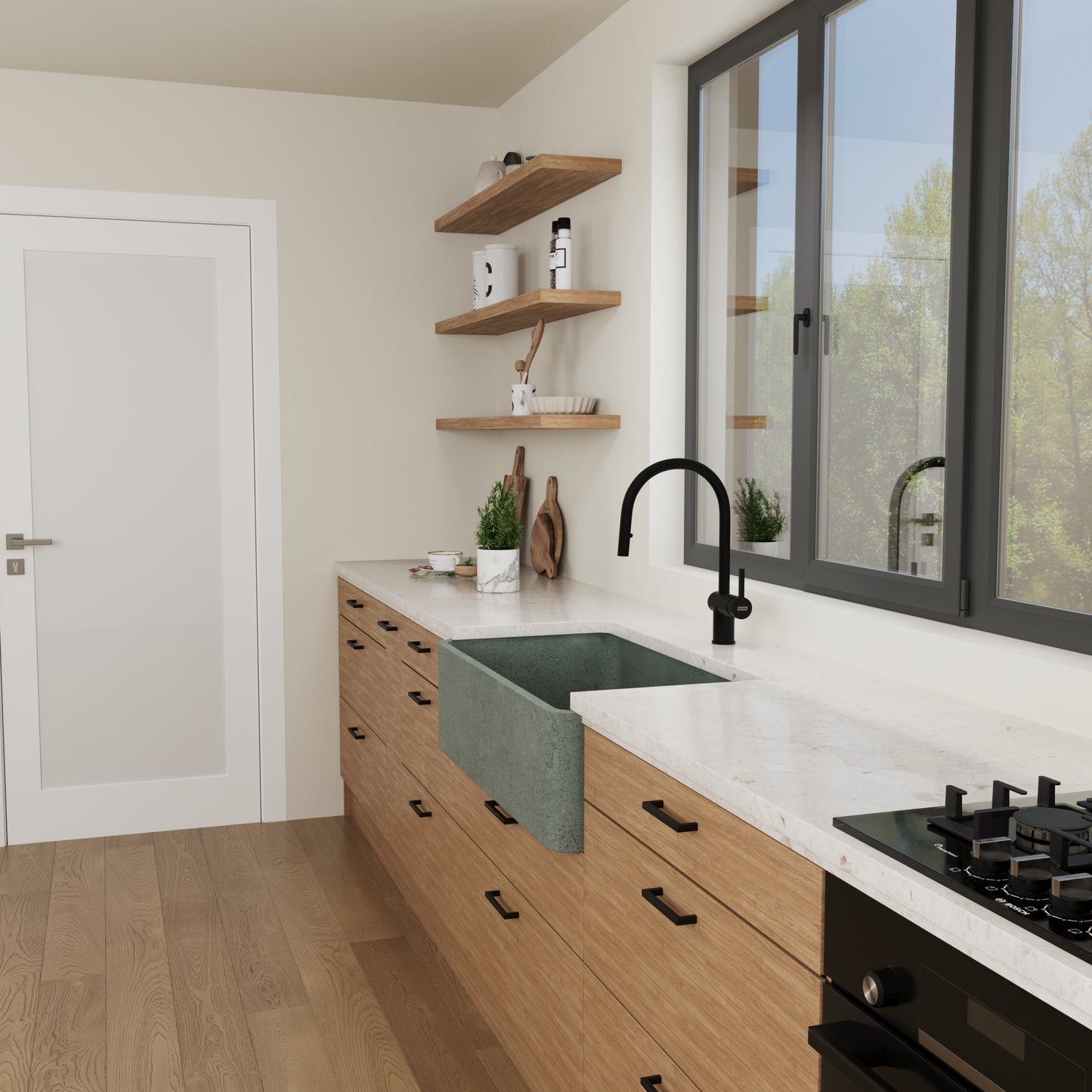 Concrete Farmhouse Sink // TAE Collection