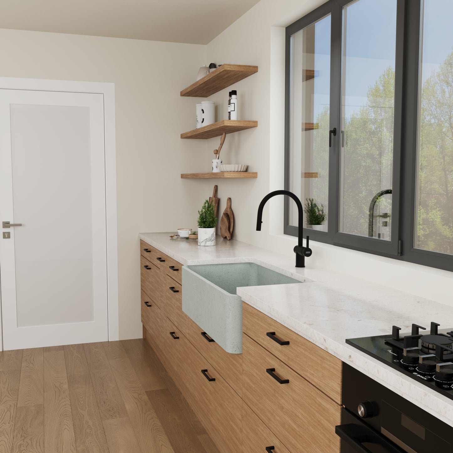 Concrete Farmhouse Sink // TAE Collection