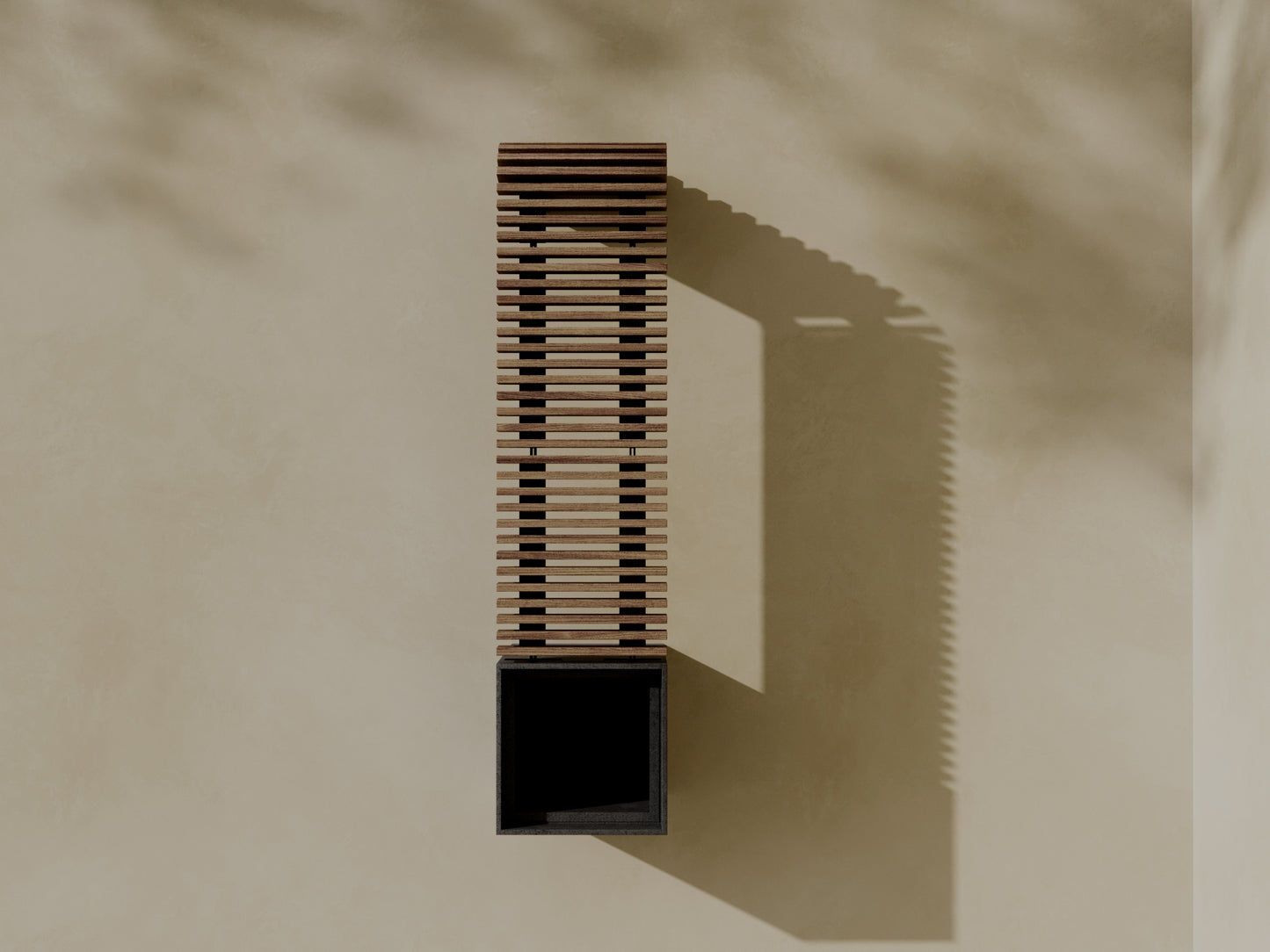 FLORA Outdoor Modular Bench with Planter // TEIL Collection