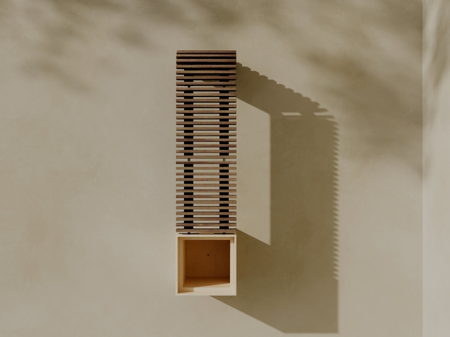 FLORA Outdoor Modular Bench with Planter // TEIL Collection