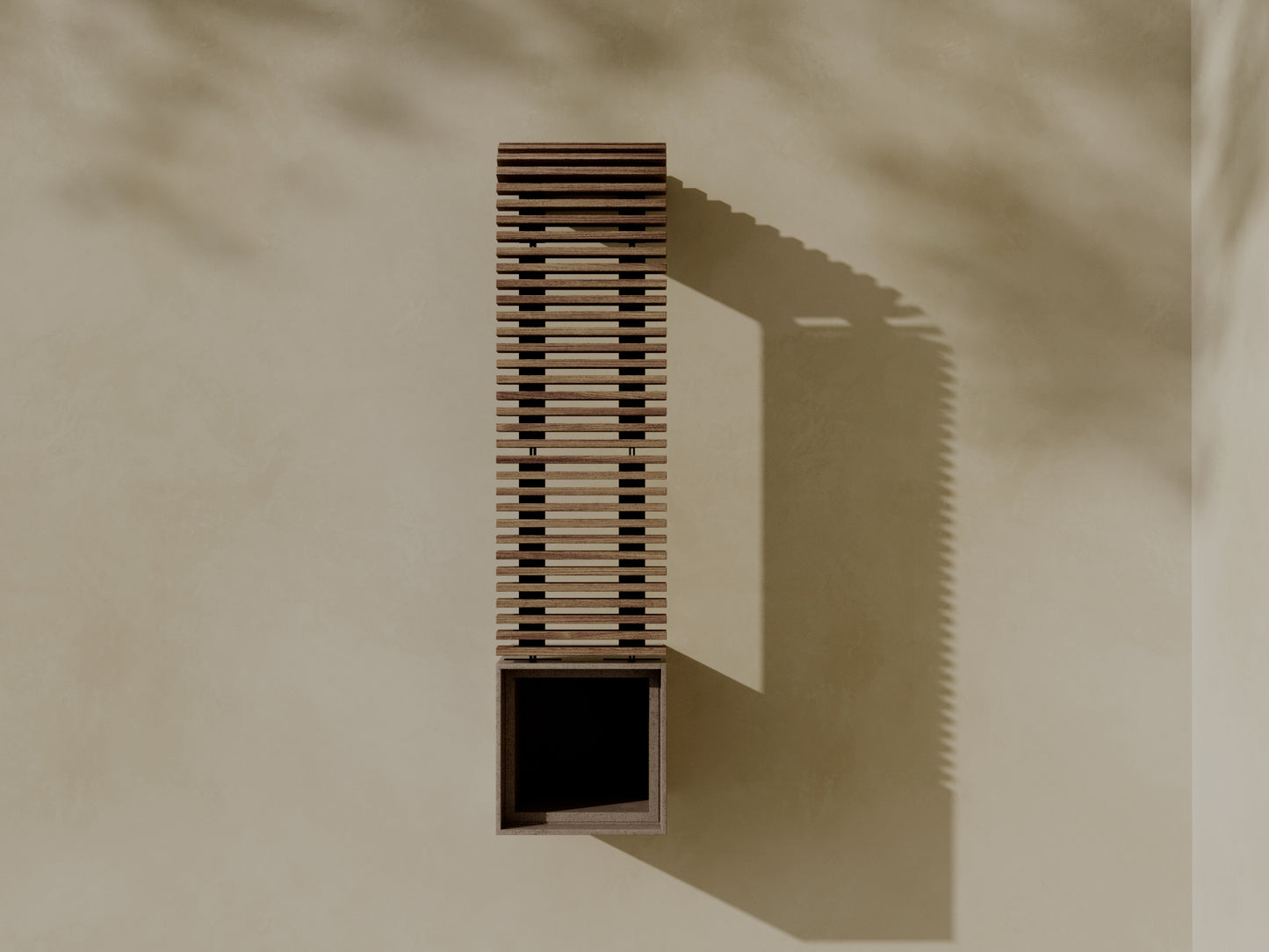 FLORA Outdoor Modular Bench with Planter // TEIL Collection