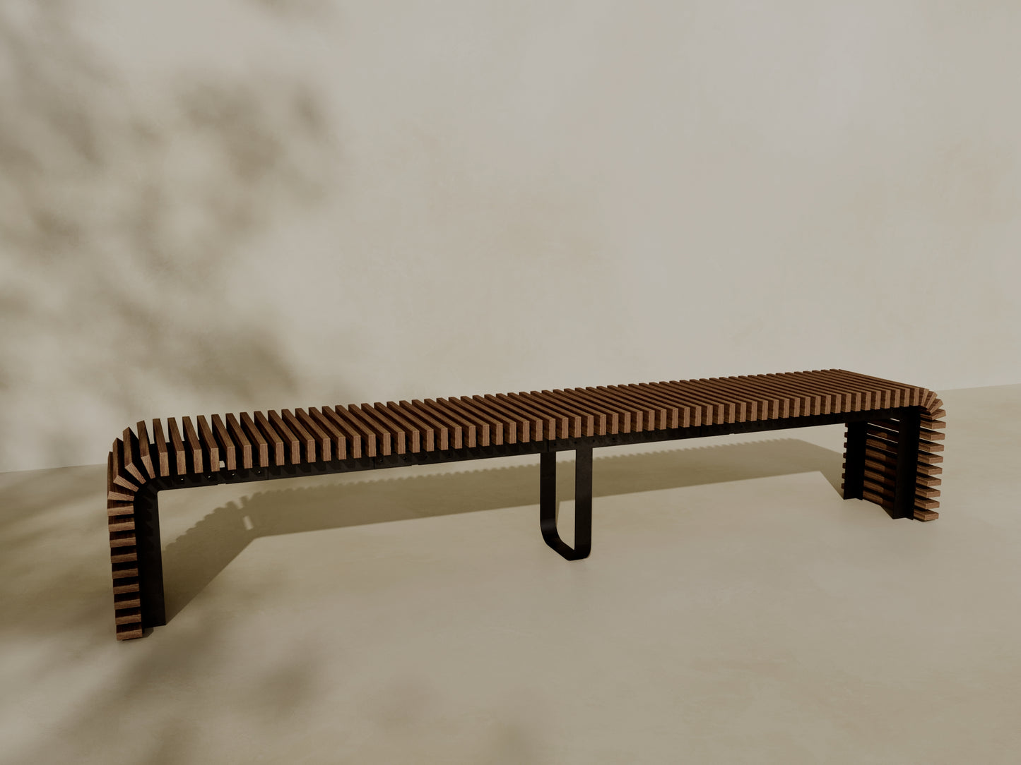 ATLAS Outdoor Modular Wood Bench // TEIL Collection