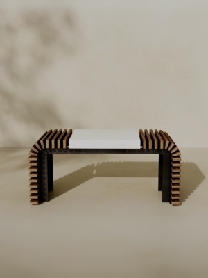 EZRA Outdoor Modular Coffee Table/Bench // TEIL Collection