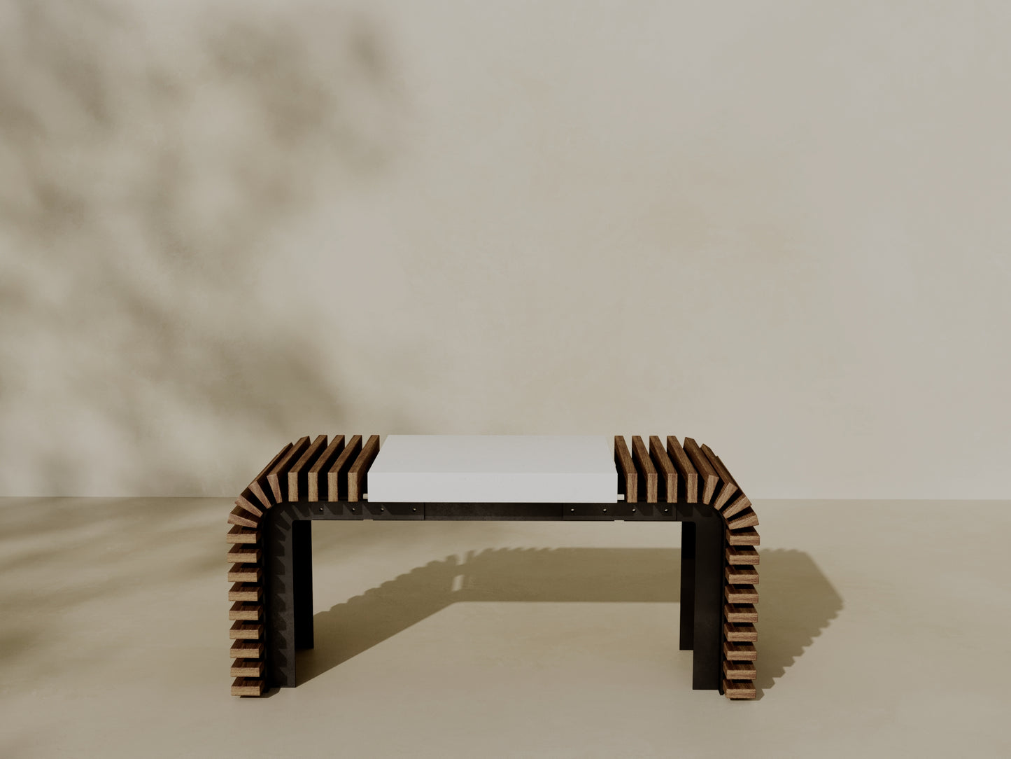 EZRA Outdoor Modular Coffee Table/Bench // TEIL Collection