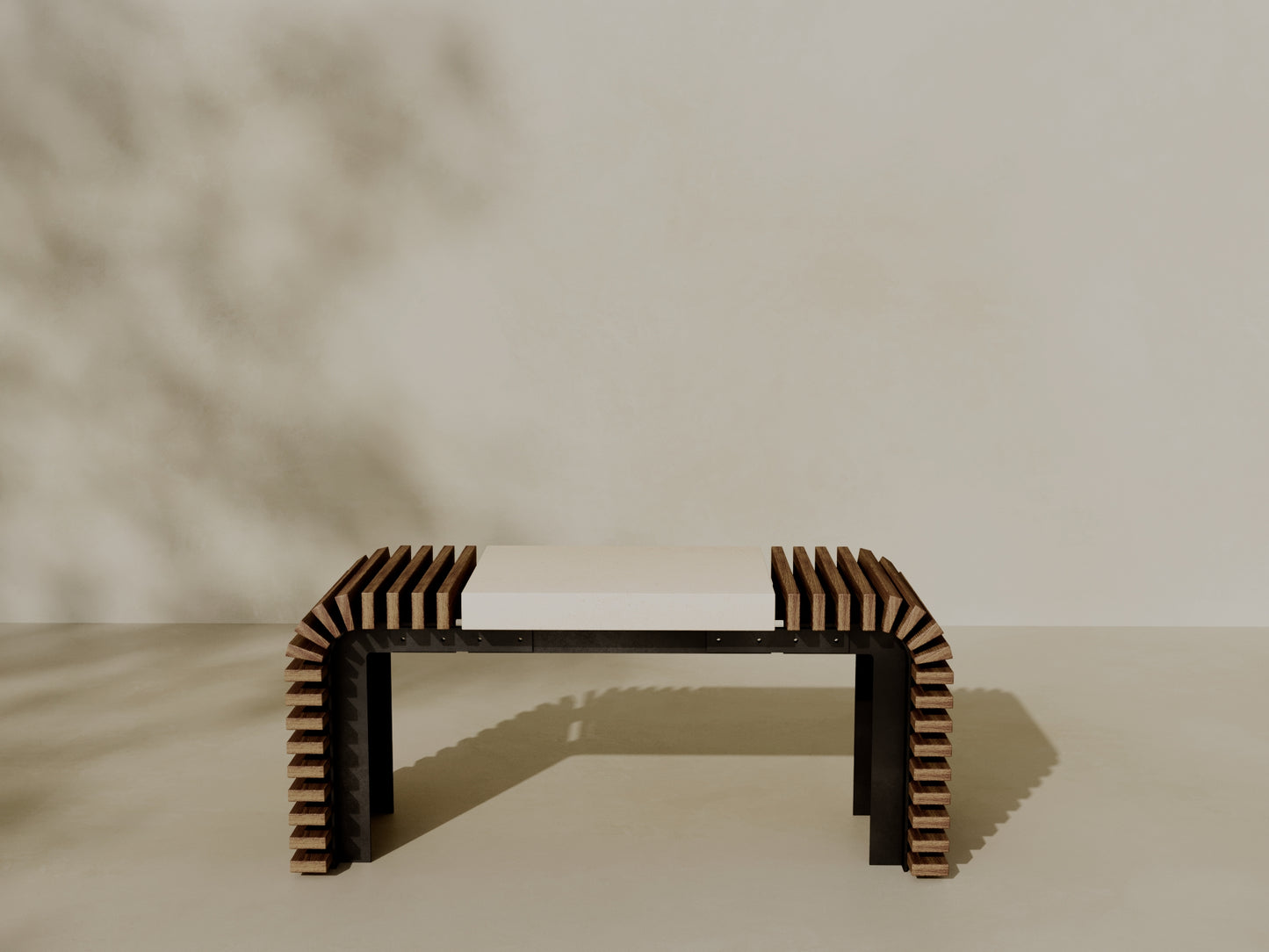 EZRA Outdoor Modular Coffee Table/Bench // TEIL Collection