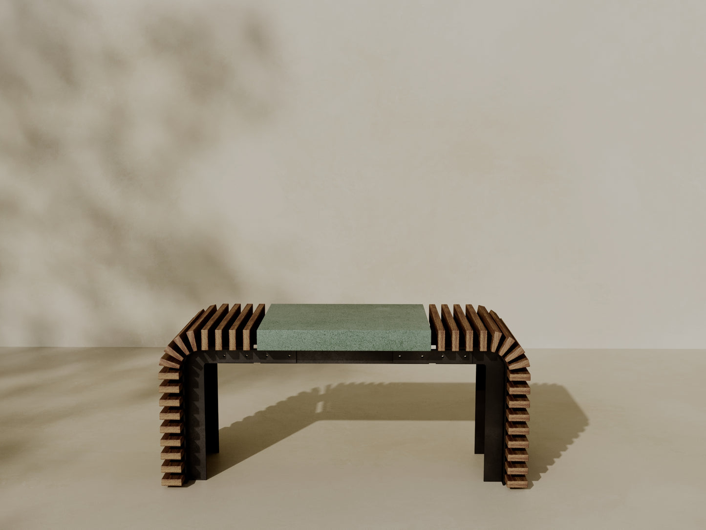 EZRA Outdoor Modular Coffee Table/Bench // TEIL Collection