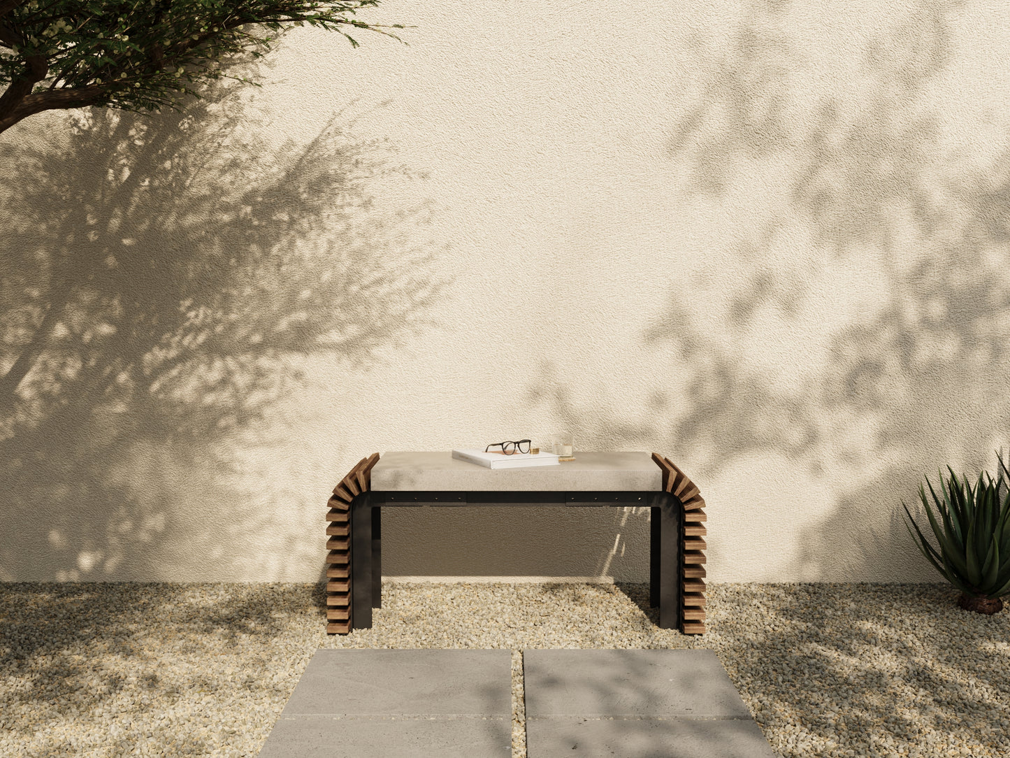MAX Outdoor Modular Coffee Table/Bench // TEIL Collection